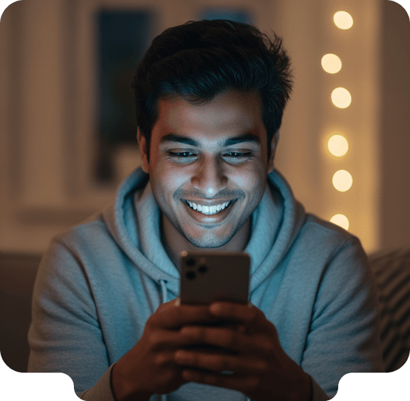 Person with phone